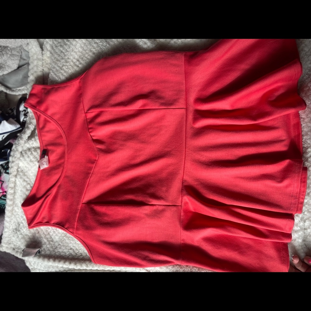 Women’s 2X hot pink tank top